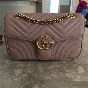 Gucci Marmont Nude Bag in Small